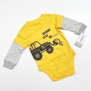 Carter's Bright Yellow Baby Onesie